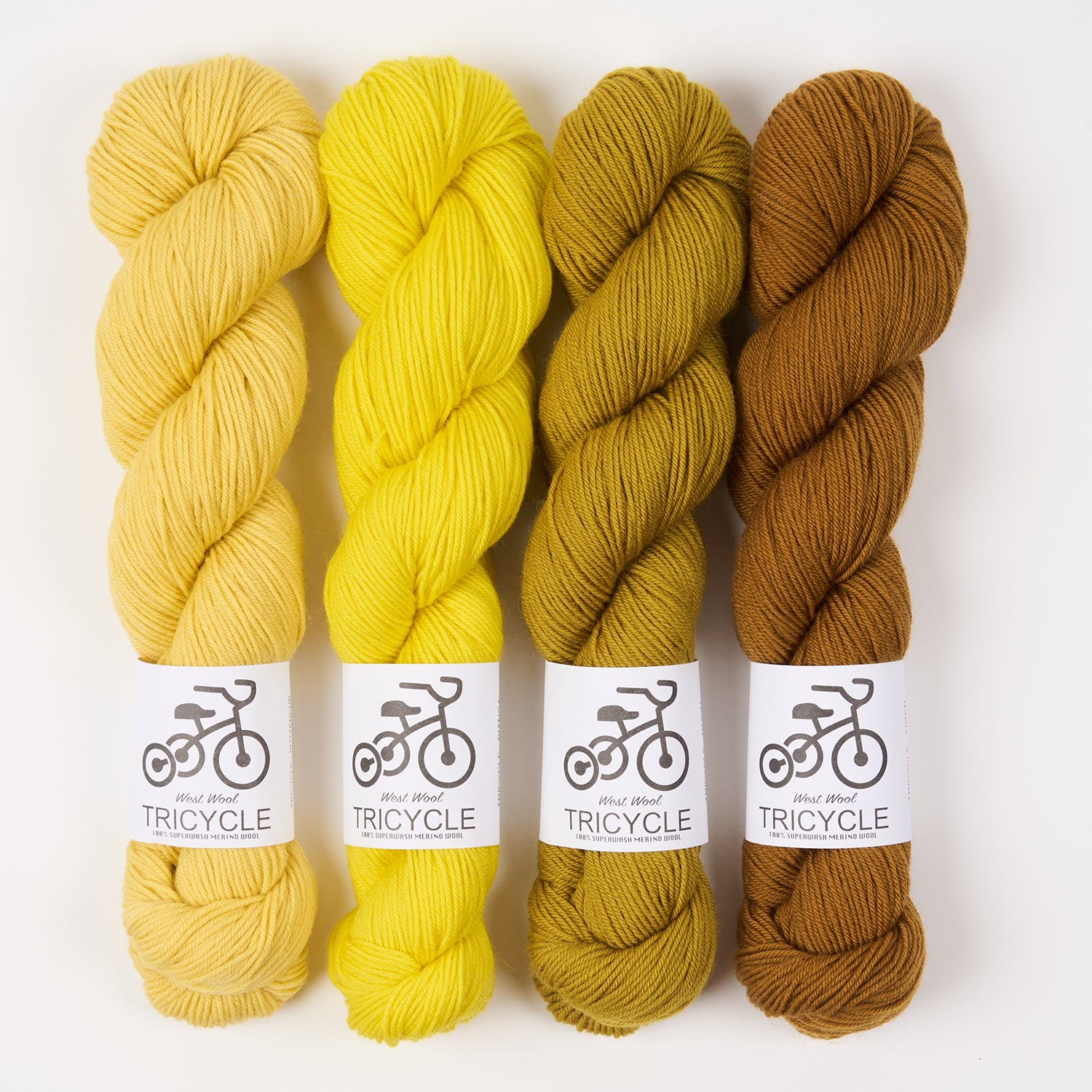 West Wool DIJON TIGER Merino wool Fingering Quick Kits