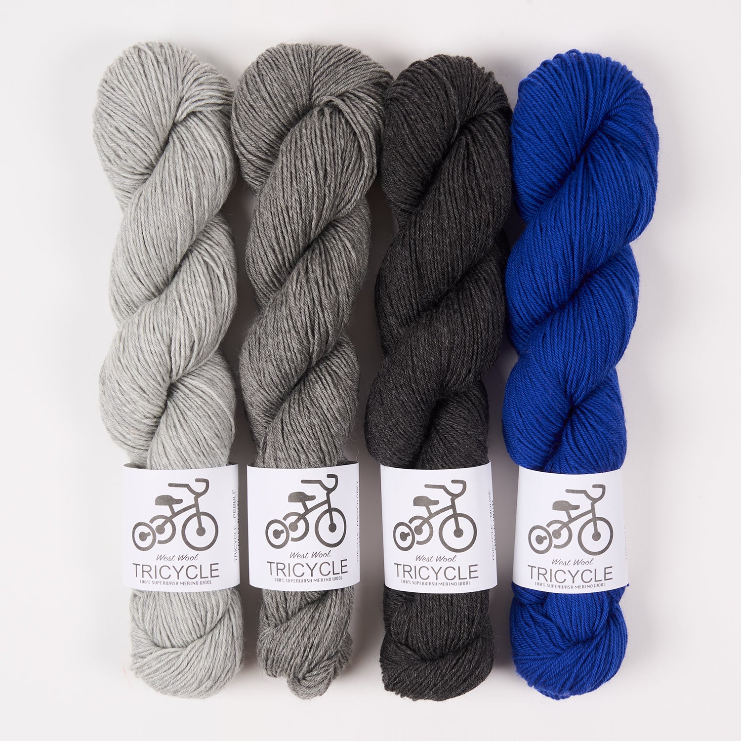 West Wool ELECTRIC MOUSE Merino wool Fingering Quick Kits