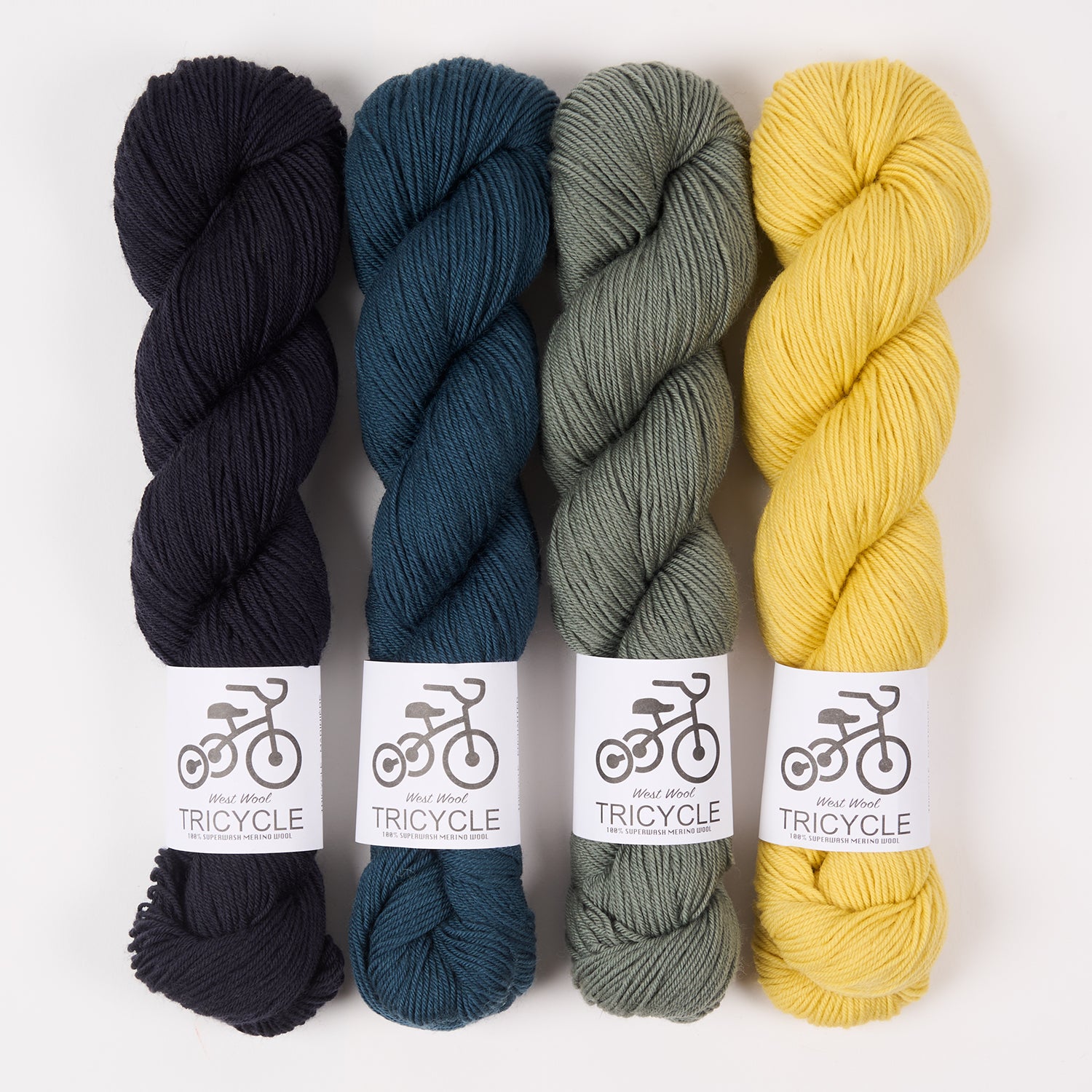 West Wool ENCHANTED YOKE Merino wool Fingering Quick Kits