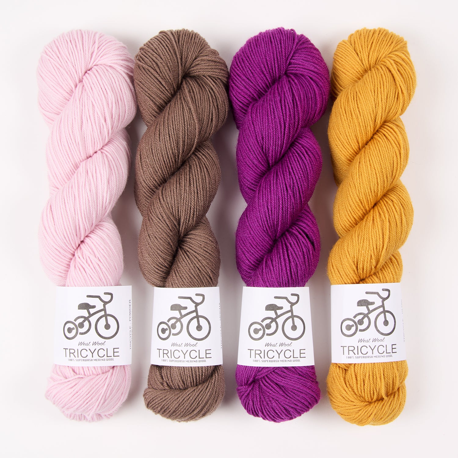 West Wool FANDANGO MOCHA Merino wool Fingering Quick Kits
