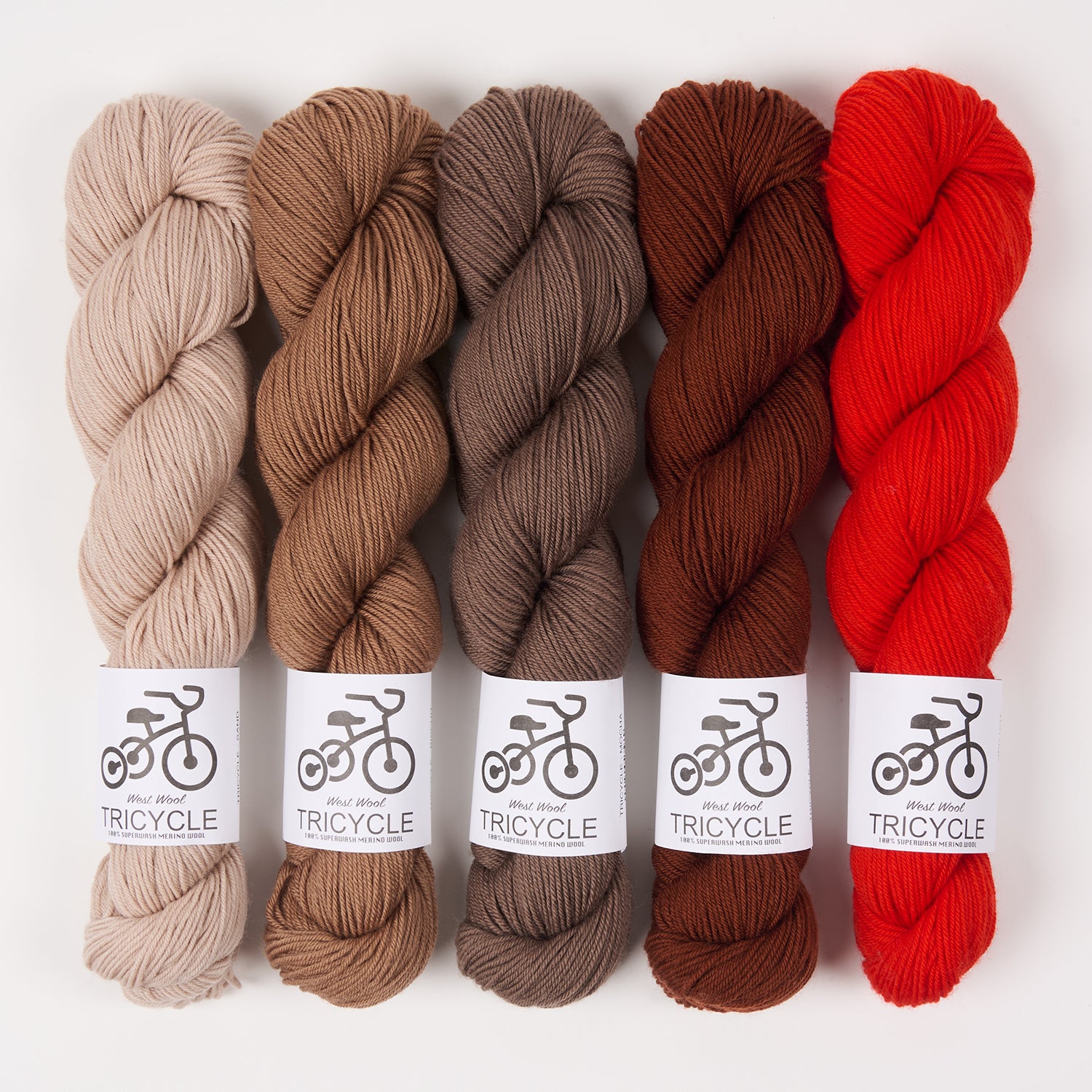 West Wool FRESH FROM THE OVEN Merino wool Fingering Quick Kits