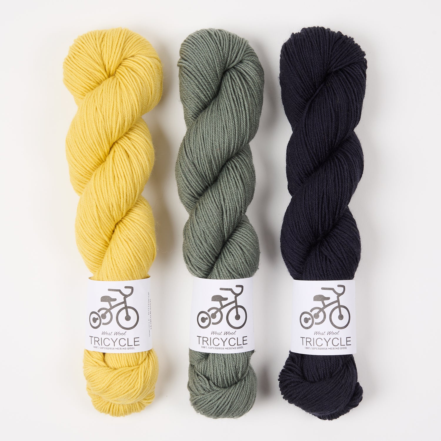 West Wool FROZEN BUTTER Merino wool Fingering Quick Kits