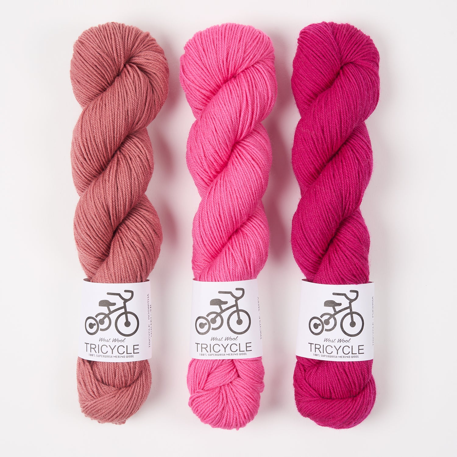 West Wool FRUITY SWEETS Merino wool Fingering Quick Kits
