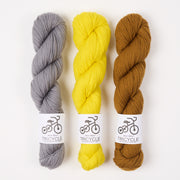 West Wool GOLD AND GREYKJAVIK Merino wool Fingering Quick Kits
