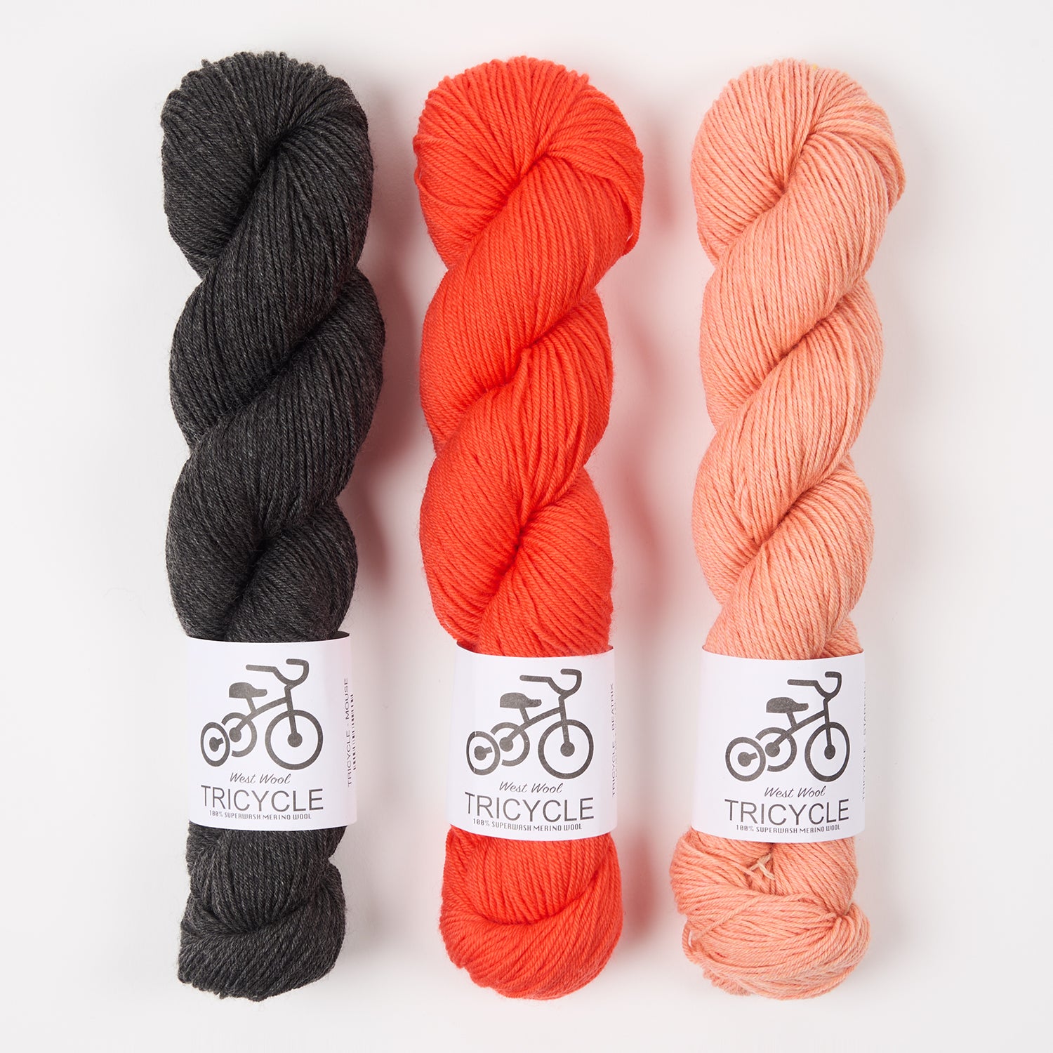 West Wool INFRARED GLOW Merino wool Fingering Quick Kits