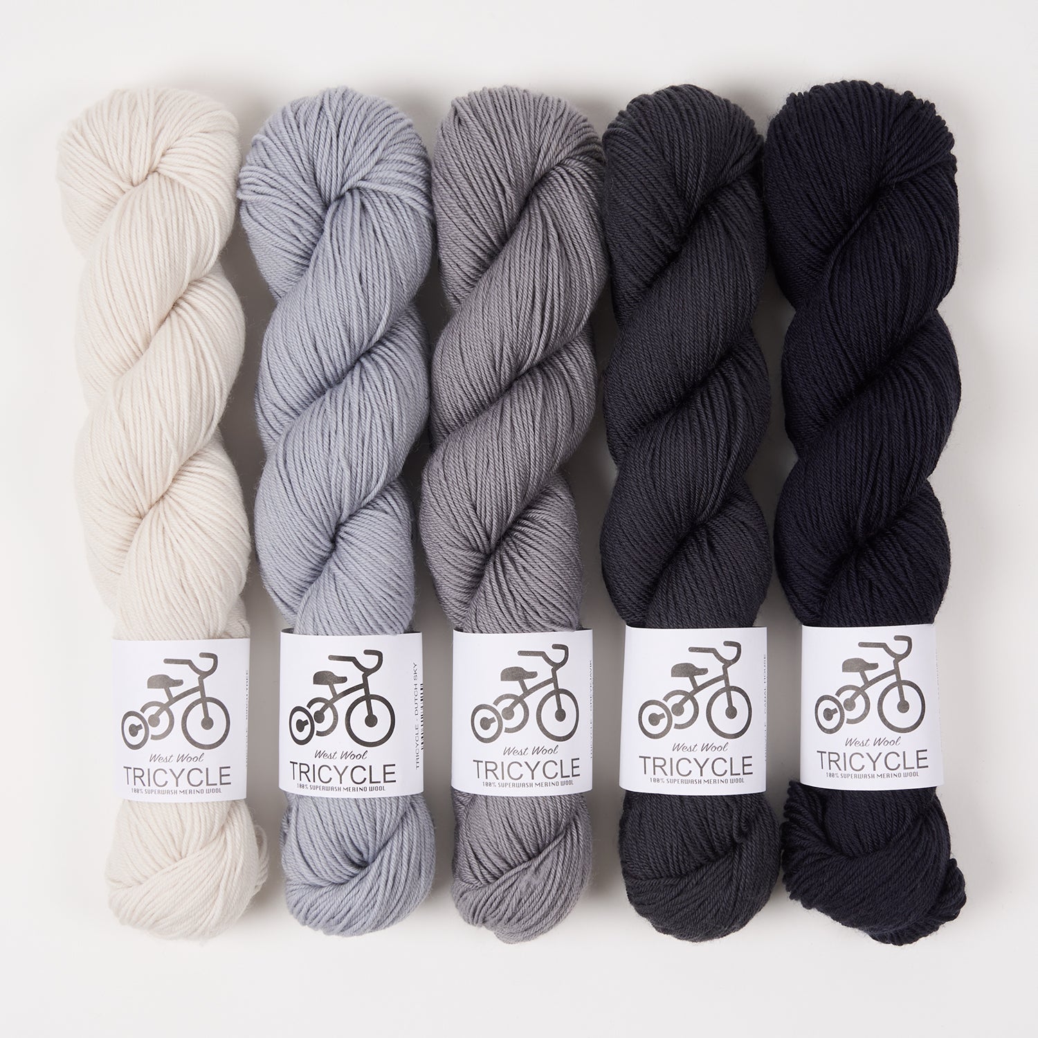 West Wool METAL WORK HOUSE Merino wool Fingering Quick Kits