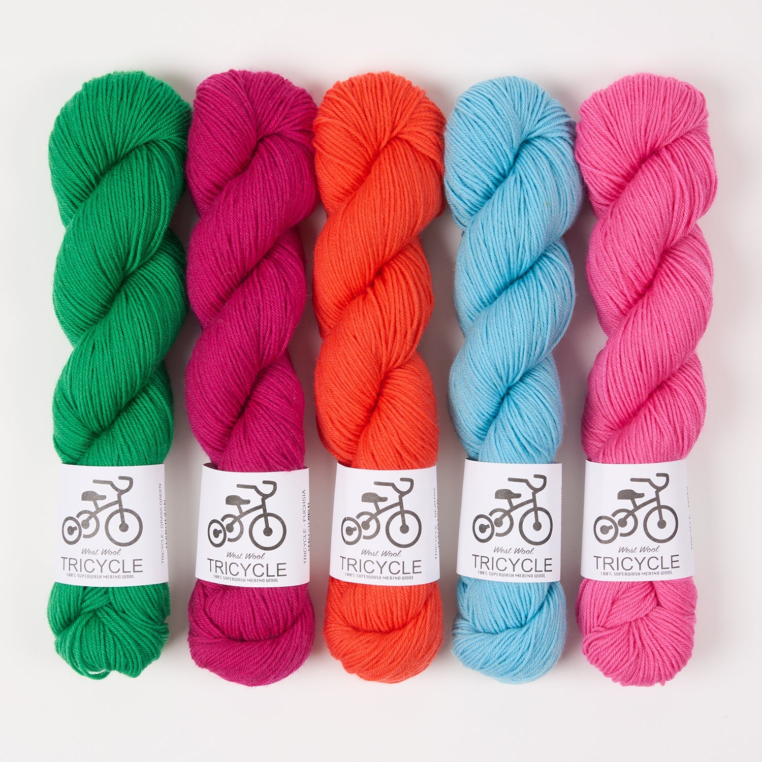 West Wool DELECTABLE COLLECTIBLE SHAWL - MULTICOLOUR GRASS Merino wool Fingering Westknits Kits