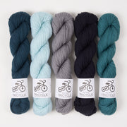 West Wool NORDIC COASTLINE Merino wool Fingering Quick Kits