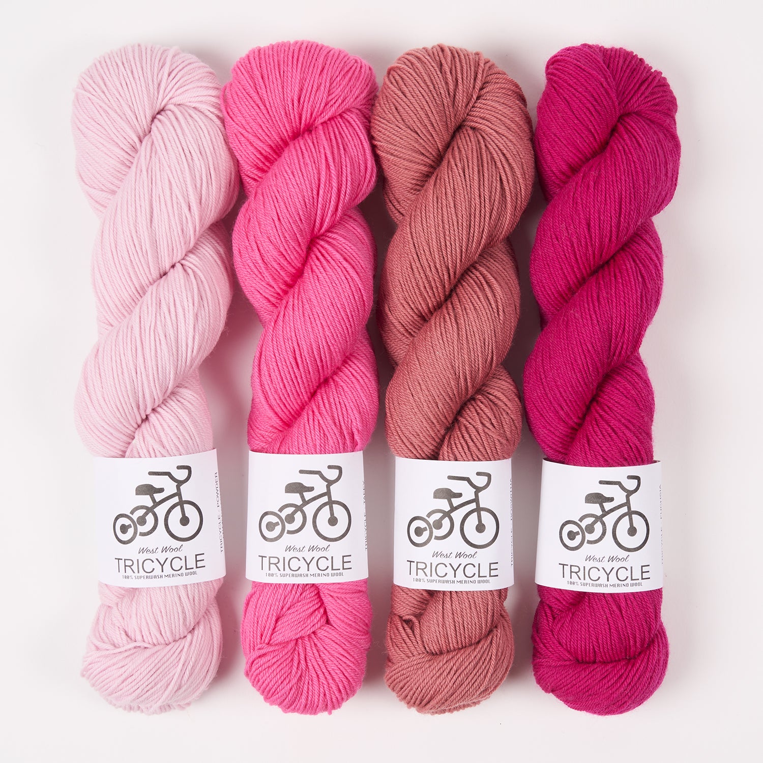 West Wool ROSWITHA'S TAFFY Merino wool Fingering Quick Kits