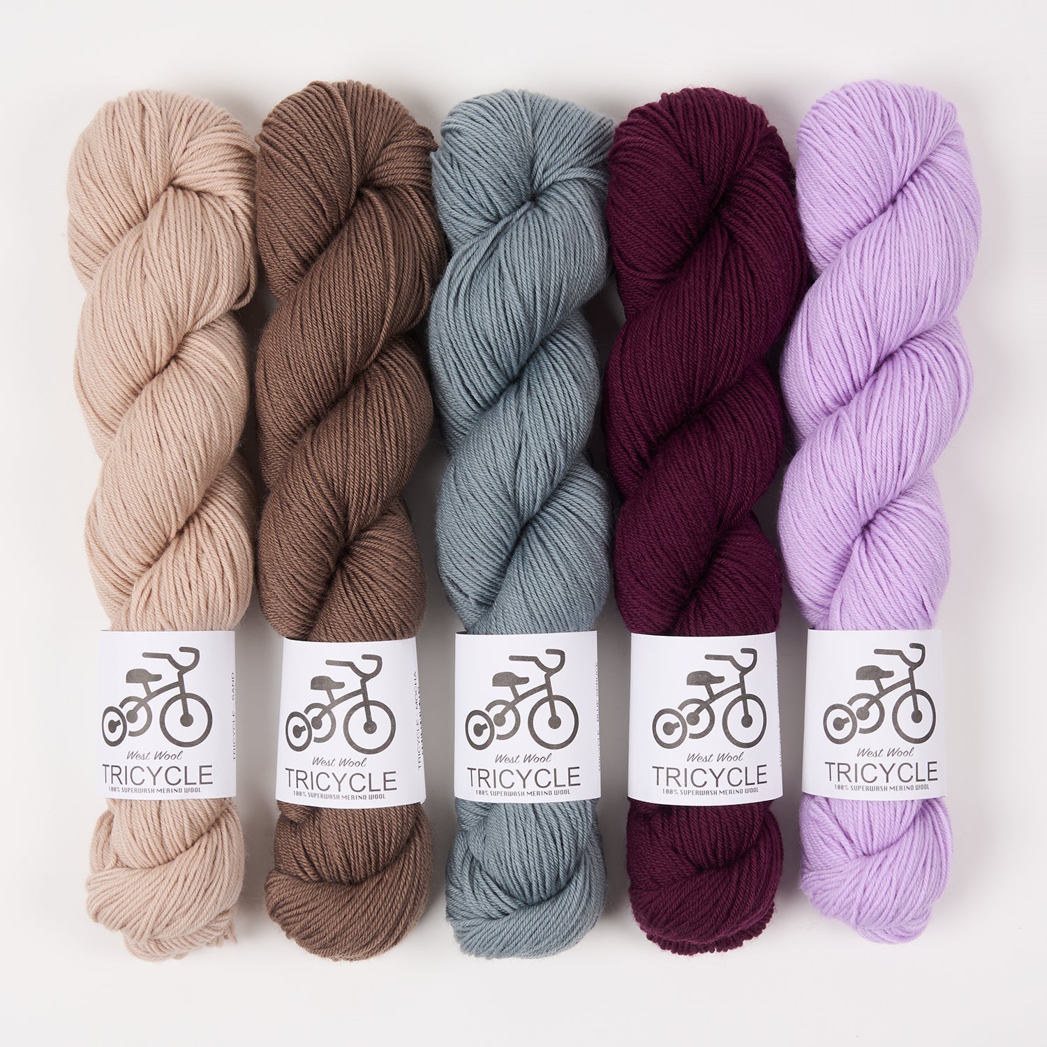 West Wool DELECTABLE COLLECTIBLE SHAWL - SAND UNICORNS Merino wool Fingering Westknits Kits