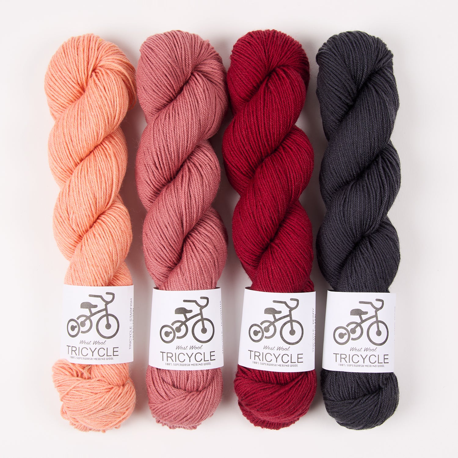 West Wool STARFISH CANAL Merino wool Fingering Quick Kits