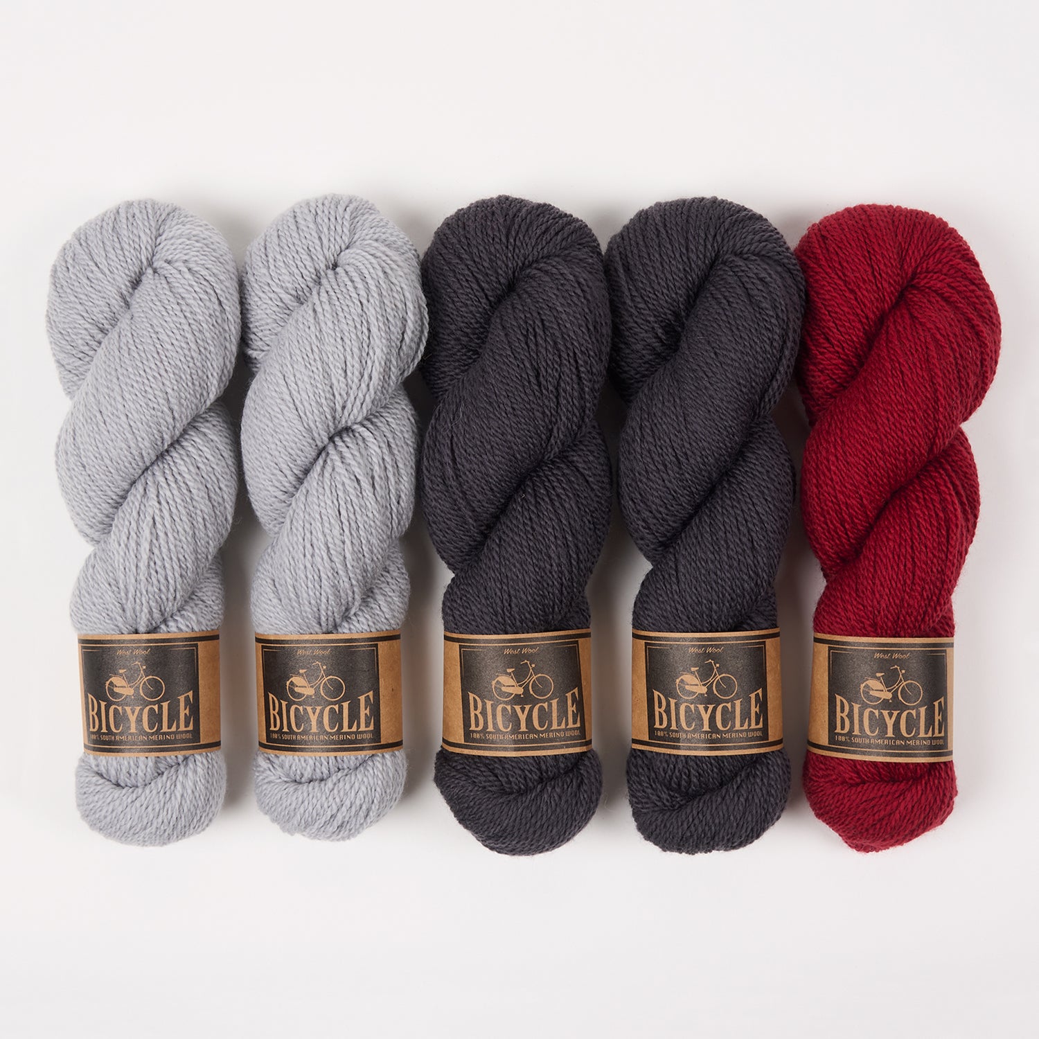 West Wool BERRY POP Merino wool Fingering Quick Kits