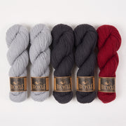 West Wool BERRY POP Merino wool Fingering Quick Kits