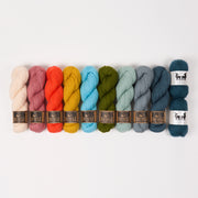 West Wool MISTY GLOW Mohair Silk Merino wool Mixed Weight Quick Kits
