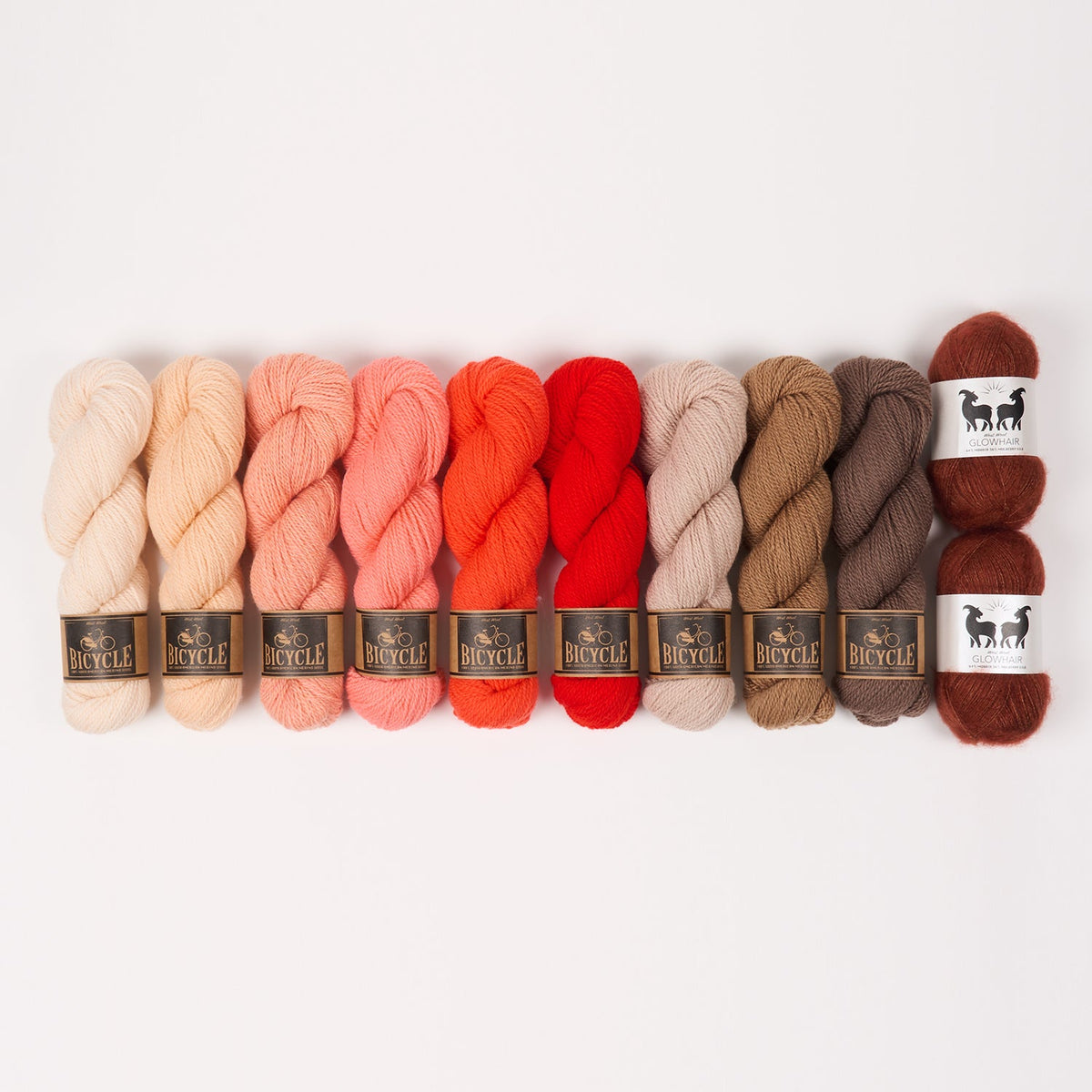 West Wool WESTKNITS KIT - PEACHY BISCUITS Mohair Silk Merino wool Lace Fingering Westknits Kits