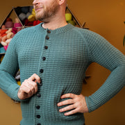 Fabulous Westknits Kits WOOLLY WAFFLE CARDIGAN DK Westknits Kits