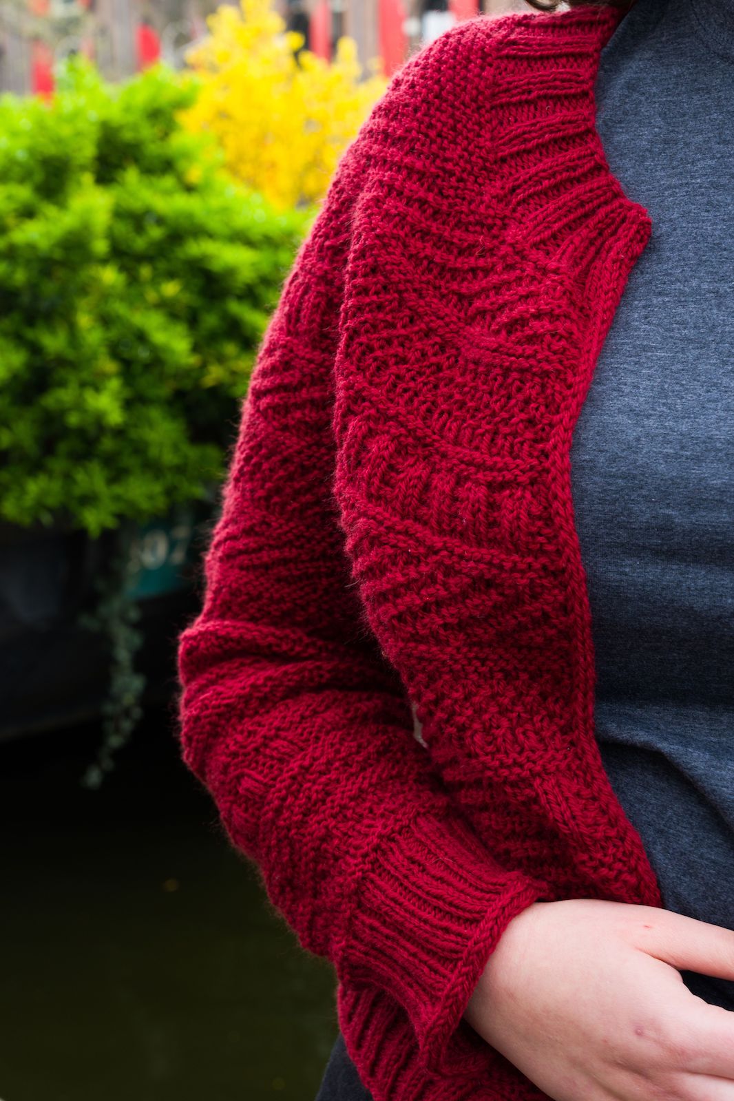 DUSTLAND CARDIGAN - POWDER