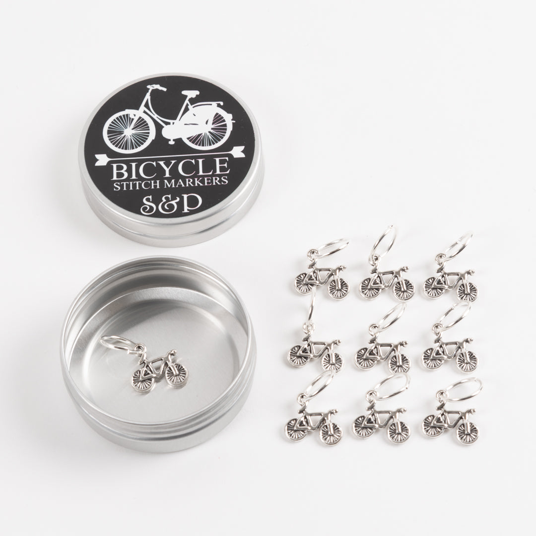 BICYCLE STITCH MARKERS 10PCS