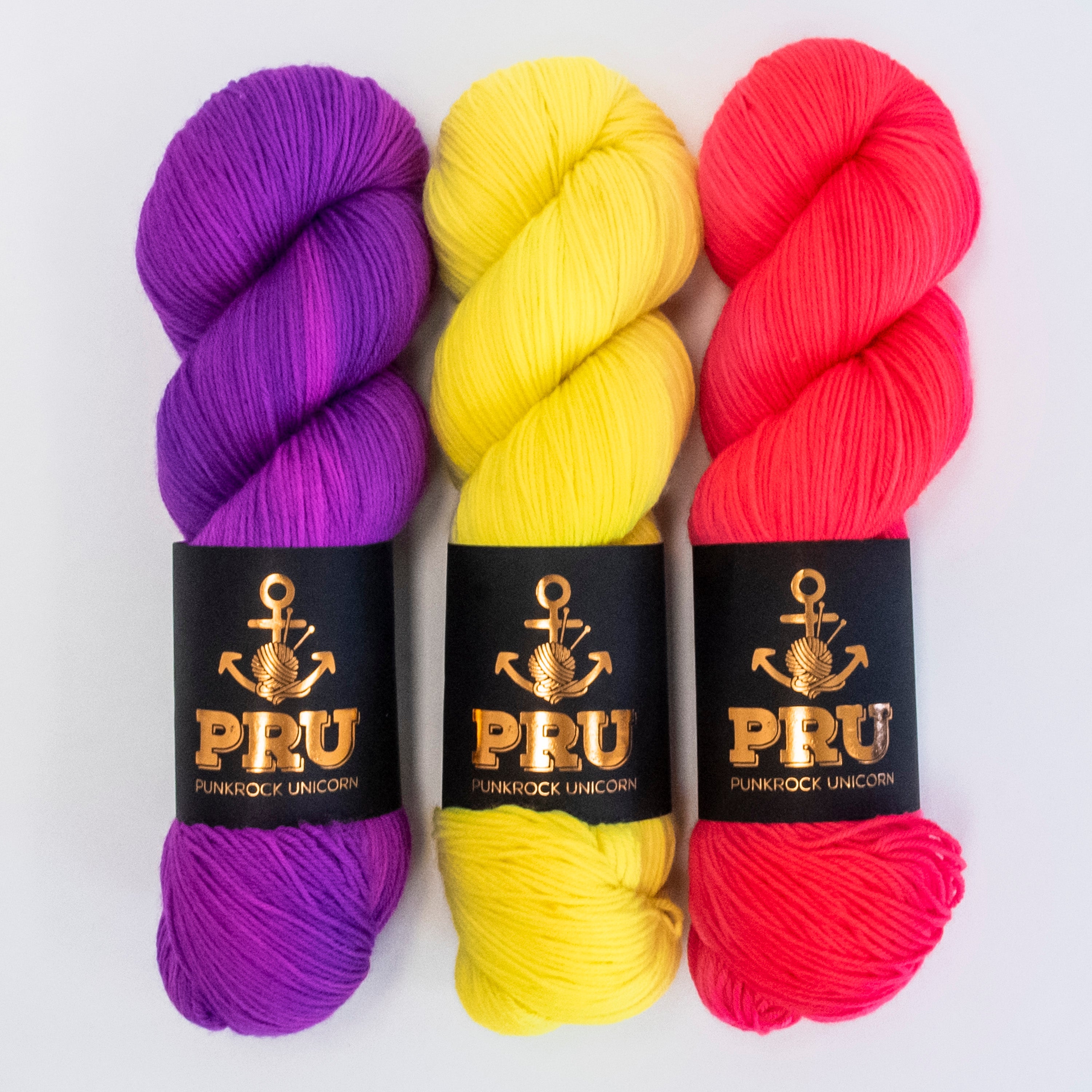 Punk Rock Unicorn SUNNY WATERMELON Merino wool Nylon Fingering Quick Kits