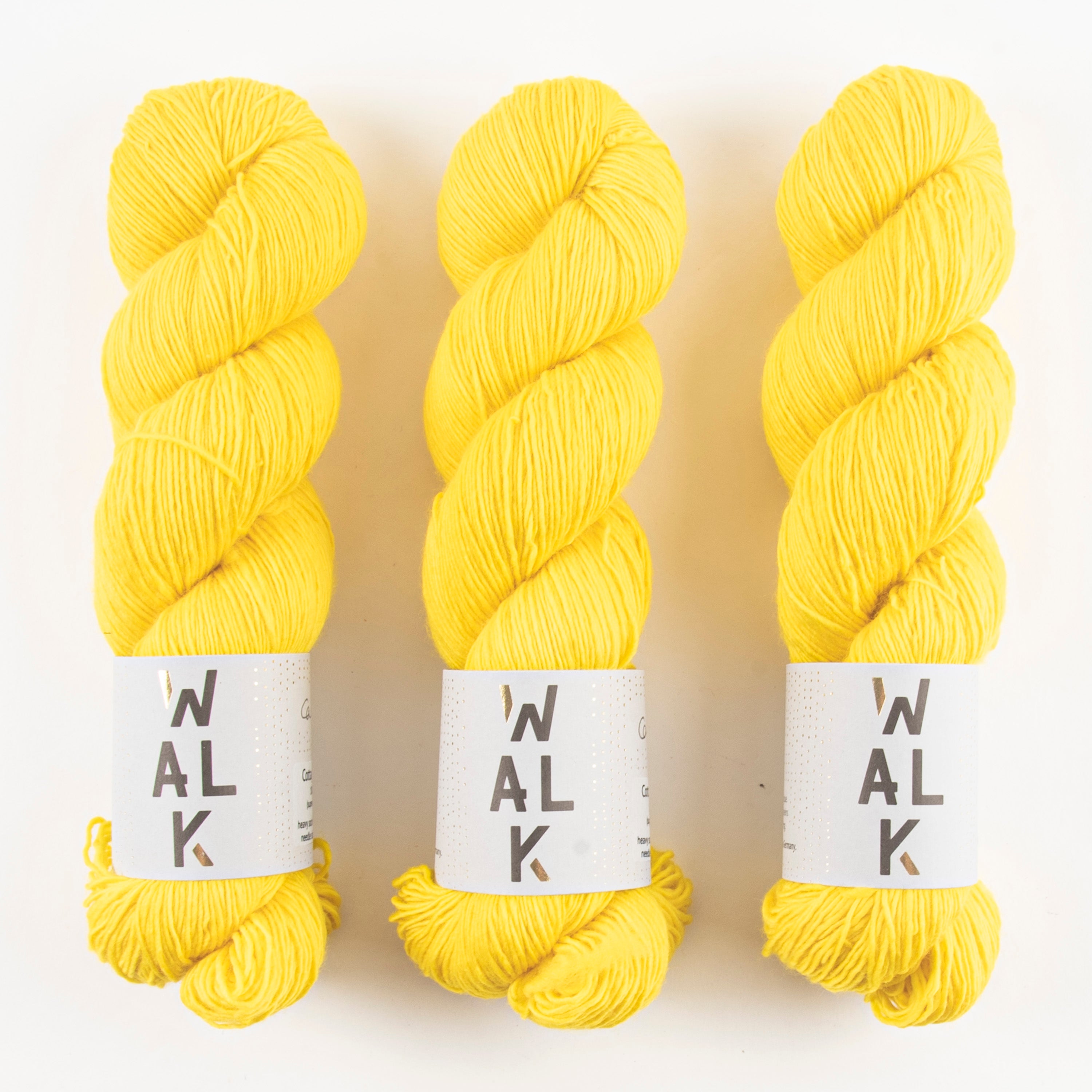 WALK Collection COTTAGE MERINO - CANARI yellow Yarn