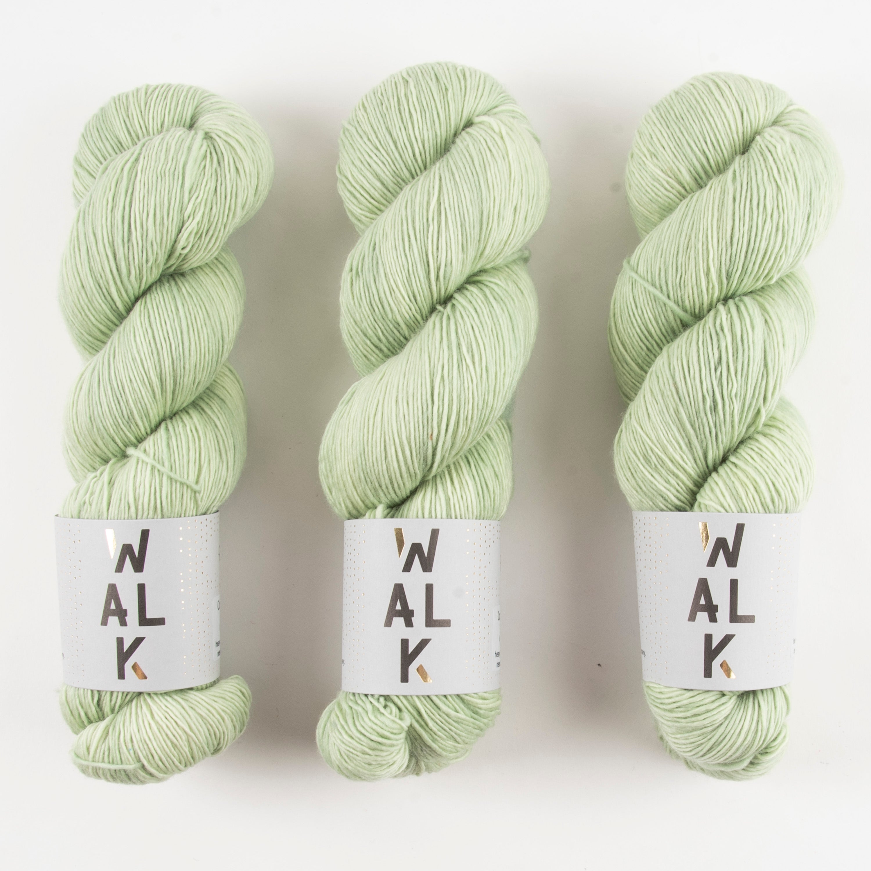 WALK Collection COTTAGE MERINO - FERN Merino wool Fingering green Yarn