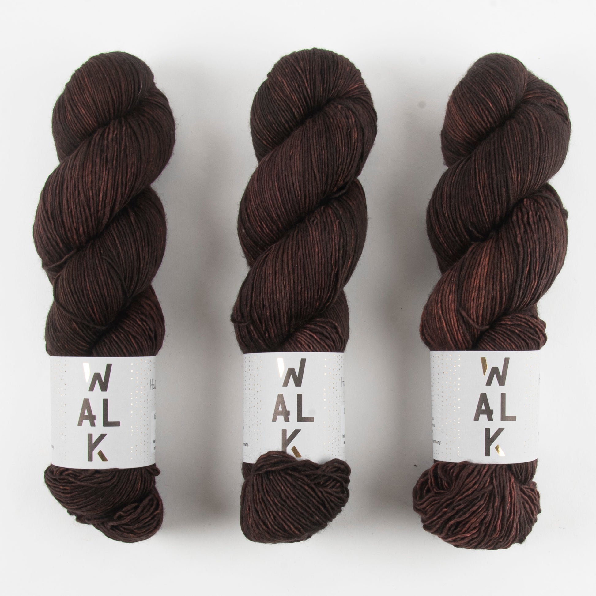 WALK Collection COTTAGE MERINO - ITALIAN ROAST Merino wool Fingering brown Yarn