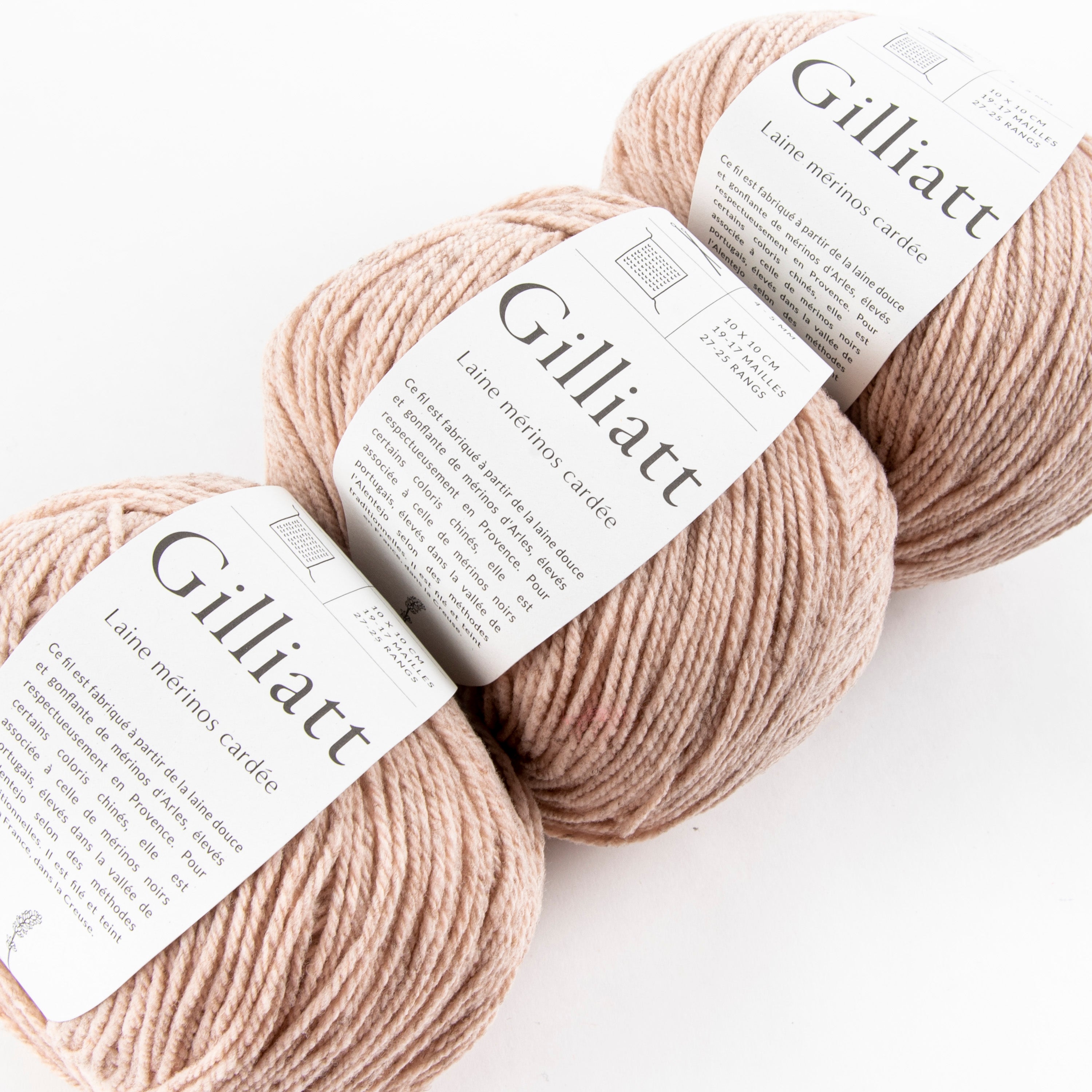 De Rerum Natura GILLIATT - QUARTZ Merino wool Worsted pink Yarn