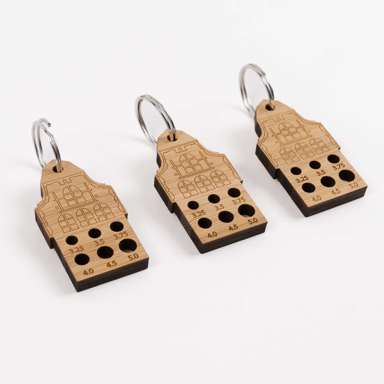 Stephen & Penelope Notions LARGE AMSTERDAM HOUSE NEEDLE GAUGE Tools