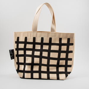 NIKO BAG - SQUARE GRID BLACK