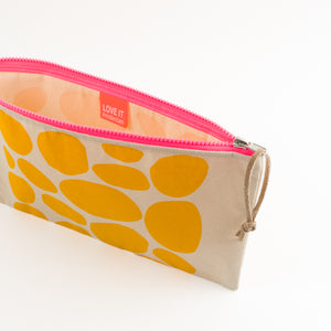 NOTIONS POUCH - PEBBLES YELLOW