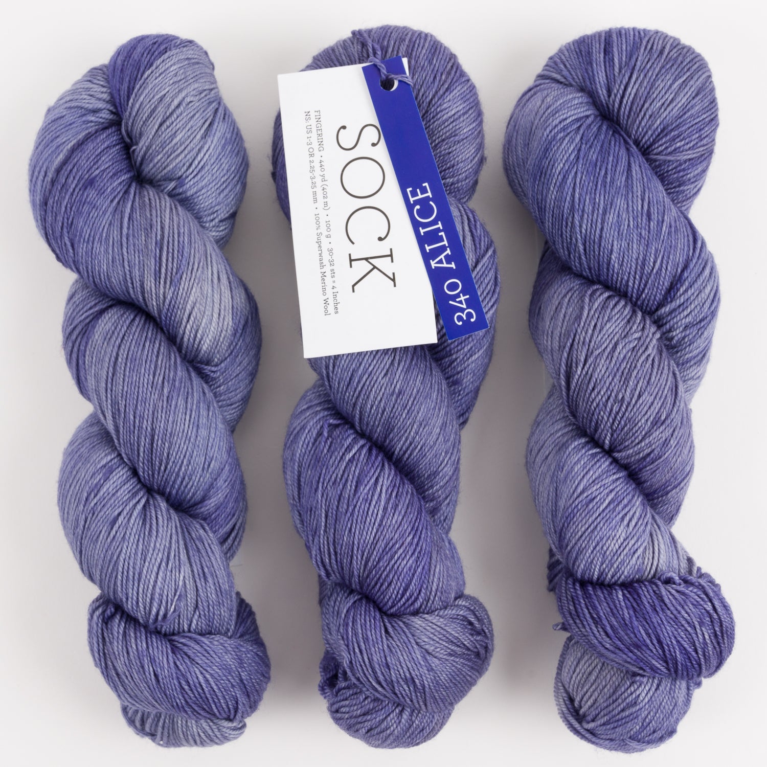 Malabrigo MALABRIGO SOCK - ALICE Merino wool Light Fingering purple Yarn
