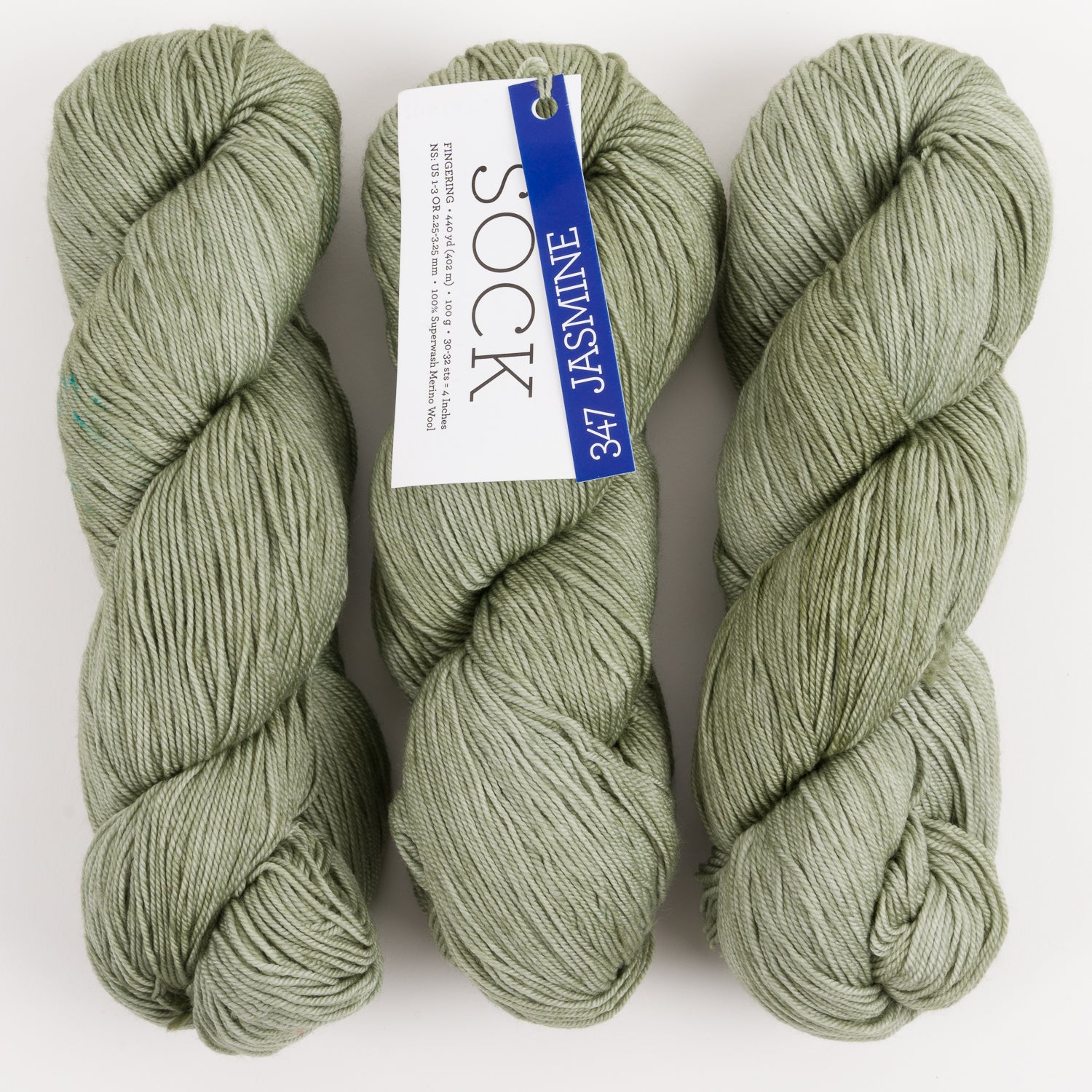 Malabrigo MALABRIGO SOCK - JASMINE Merino wool Light Fingering green Yarn