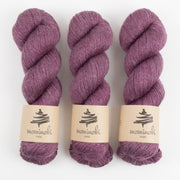Mominoki Yarn RAMIE SILK - TAWNY PORT Wool Ramie Silk Fingering purple Yarn