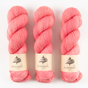 Mominoki Yarn SOCK FINE 4PLY - STRAWBERRY SORBET Polyamide Merino wool Fingering coral Yarn