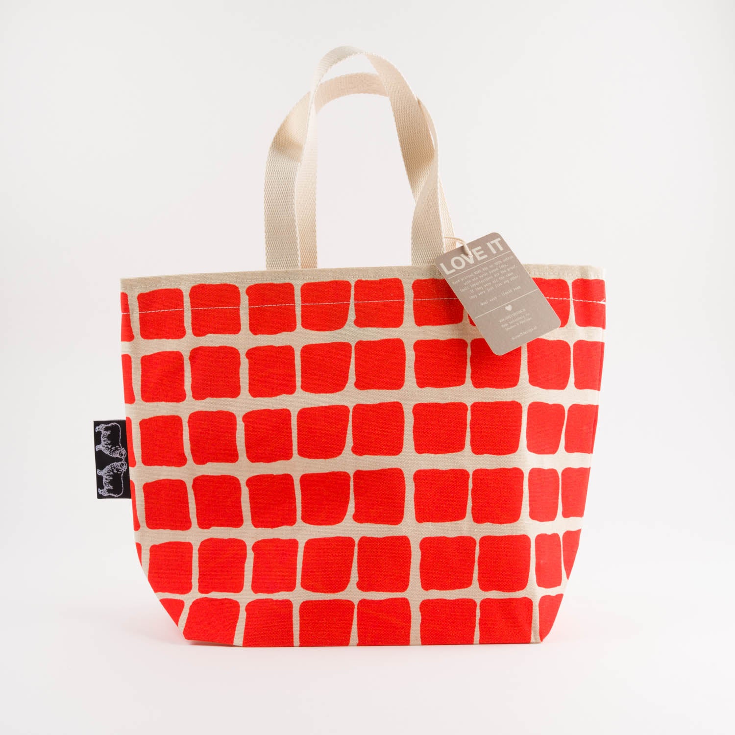 LOVE IT NIKO BAG - SQUARES orange Project Bags