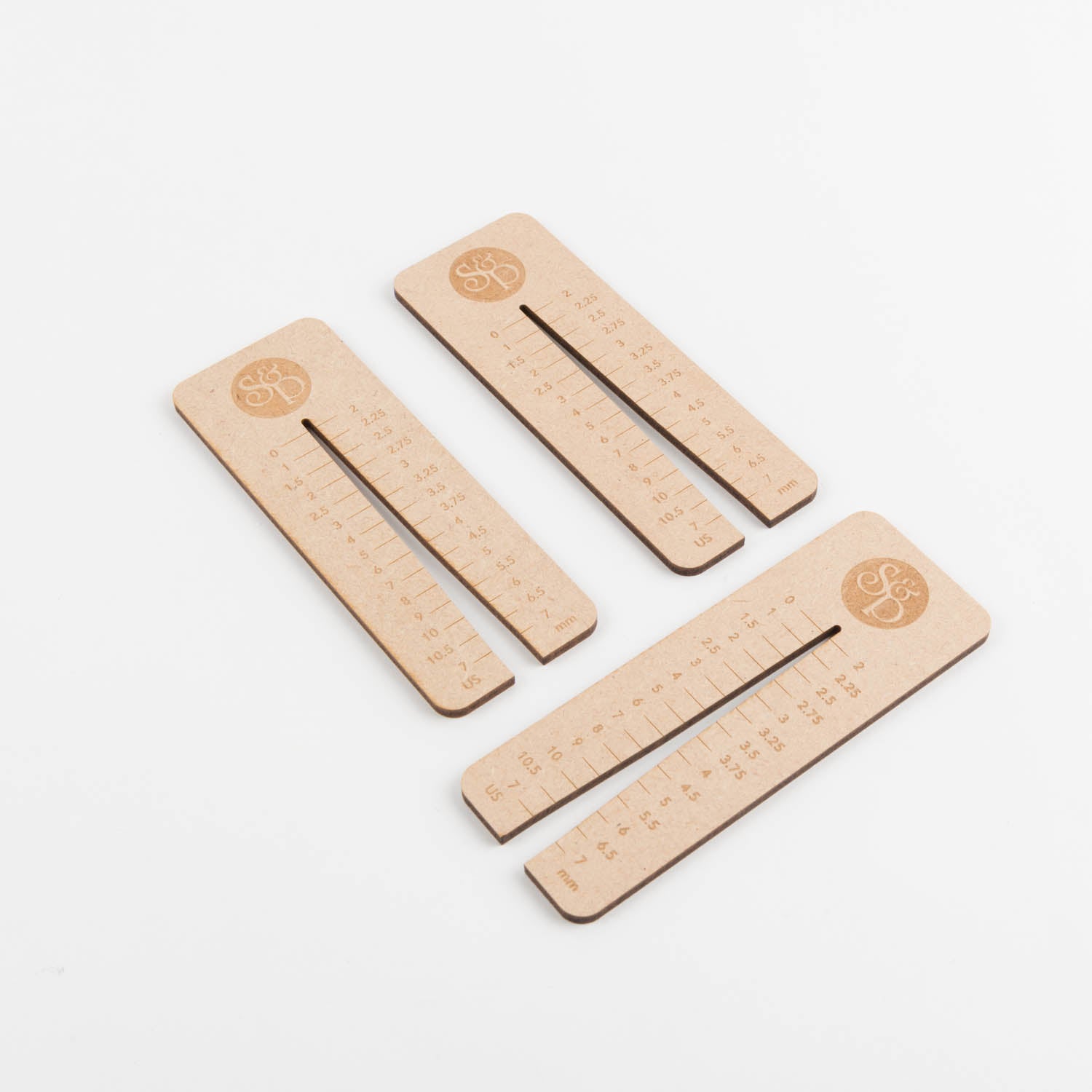 Stephen & Penelope Notions VINTAGE NEEDLE GAUGE Tools