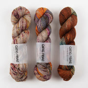 Qing Fibre HURRICANE NEST Merino wool Silk Yak Fingering Quick Kits