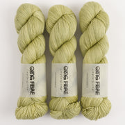 Qing Fibre DASHING SASSY - BANANA TREE Merino wool Fingering green Yarn