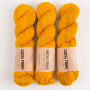 Qing Fibre DASHING SASSY - BISCUIT Merino wool Fingering yellow Yarn