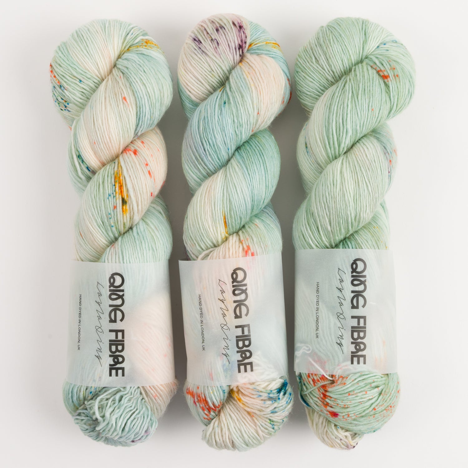 Qing Fibre DASHING SASSY - CACTUS Merino wool Fingering multicolour Yarn
