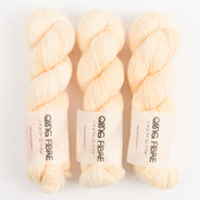 Qing Fibre DASHING SASSY - CHAMPAGNE Merino wool Fingering peach Yarn