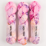 Qing Fibre DASHING SASSY - COSMOS Merino wool Fingering pink Yarn