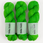 Qing Fibre DASHING SASSY - GRASS Merino wool Fingering green Yarn