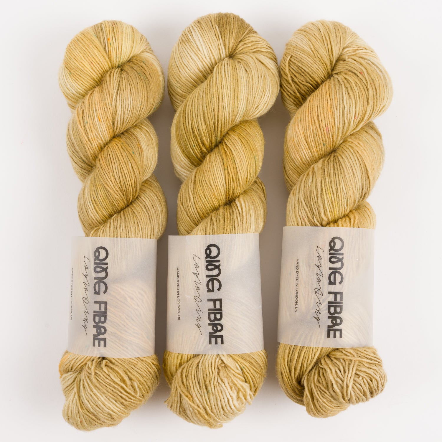 Qing Fibre DASHING SASSY - HARVEST Merino wool Fingering brown Yarn