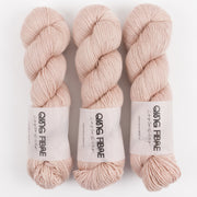 Qing Fibre DASHING SASSY - LATTE Merino wool Fingering peach Yarn