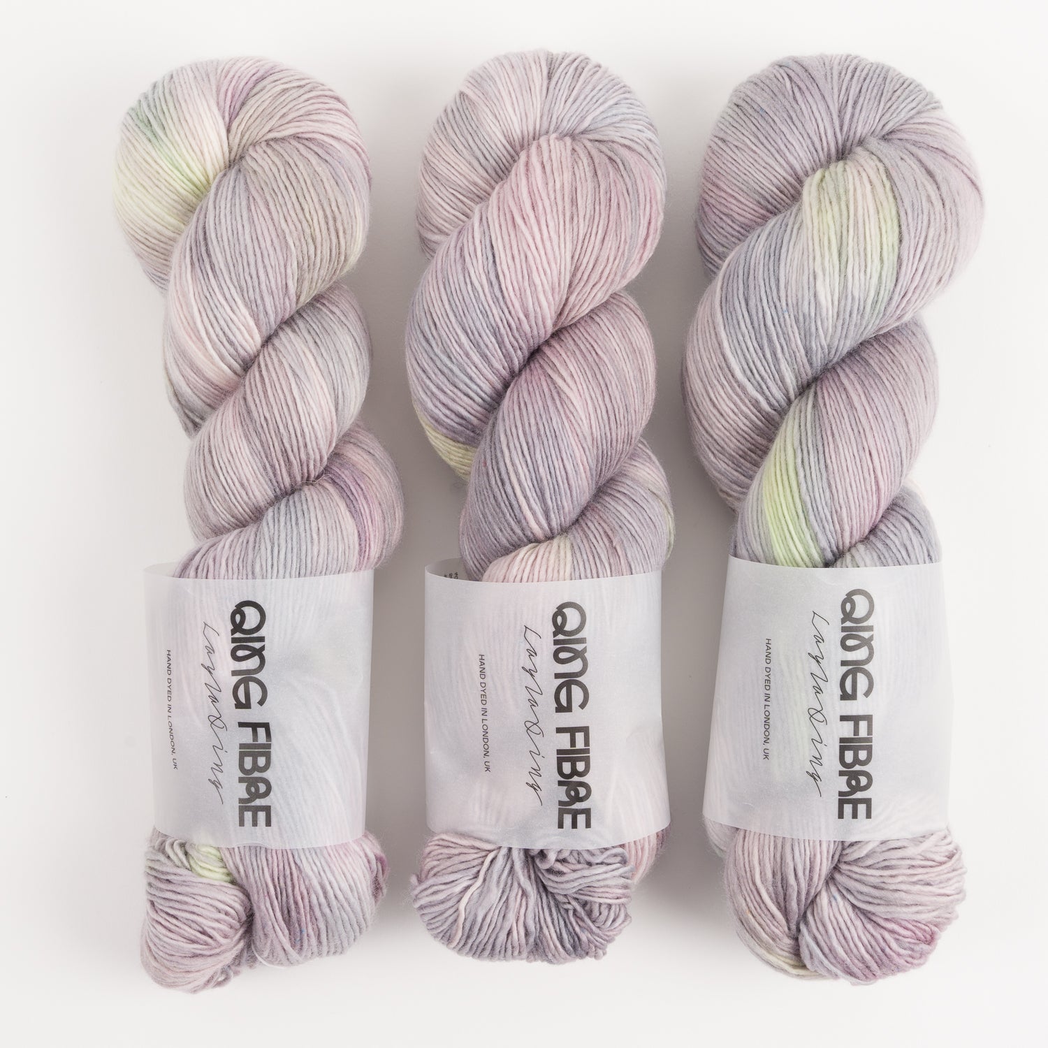 Qing Fibre DASHING SASSY - LIMESTONE Merino wool Fingering beige Yarn