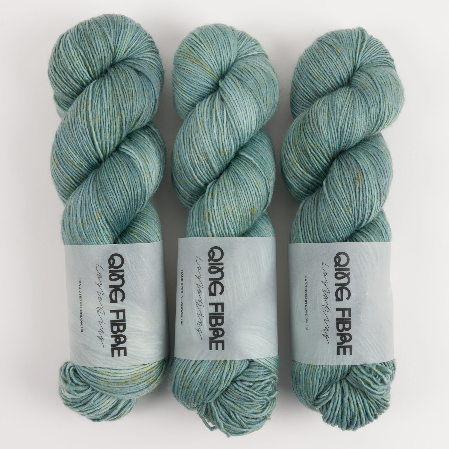 Qing Fibre DASHING SASSY - MALACHITE Merino wool Fingering turquoise green Yarn