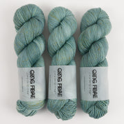 Qing Fibre DASHING SASSY - MALACHITE Merino wool Fingering turquoise green Yarn