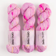 Qing Fibre DASHING SASSY - MILKY WAY Merino wool Fingering pink Yarn