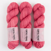 Qing Fibre DASHING SASSY - MIRACLE BERRY Merino wool Fingering pink Yarn